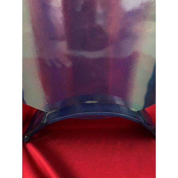 Menorah Modern Art Design of Fused Frosted Glass, Hand Crafted, for Hannukah - Picture 5 of 8